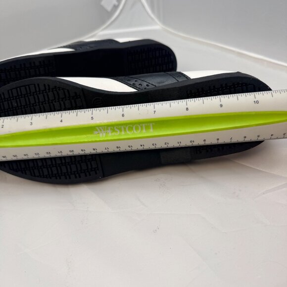 FunTasma Saddle Shoes Womens 10 Black & White Synthetic Lace Up Retro Style - Picture 4 of 11